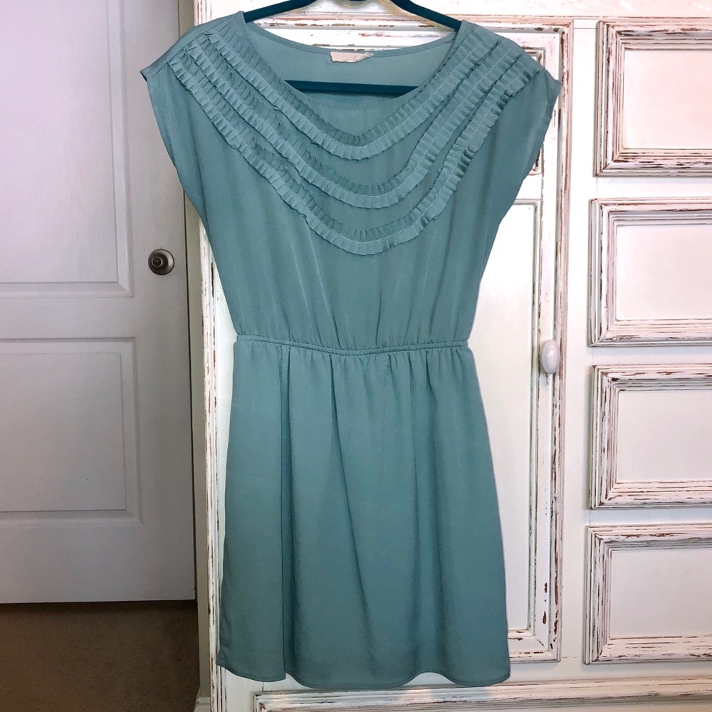 Lush teal dress